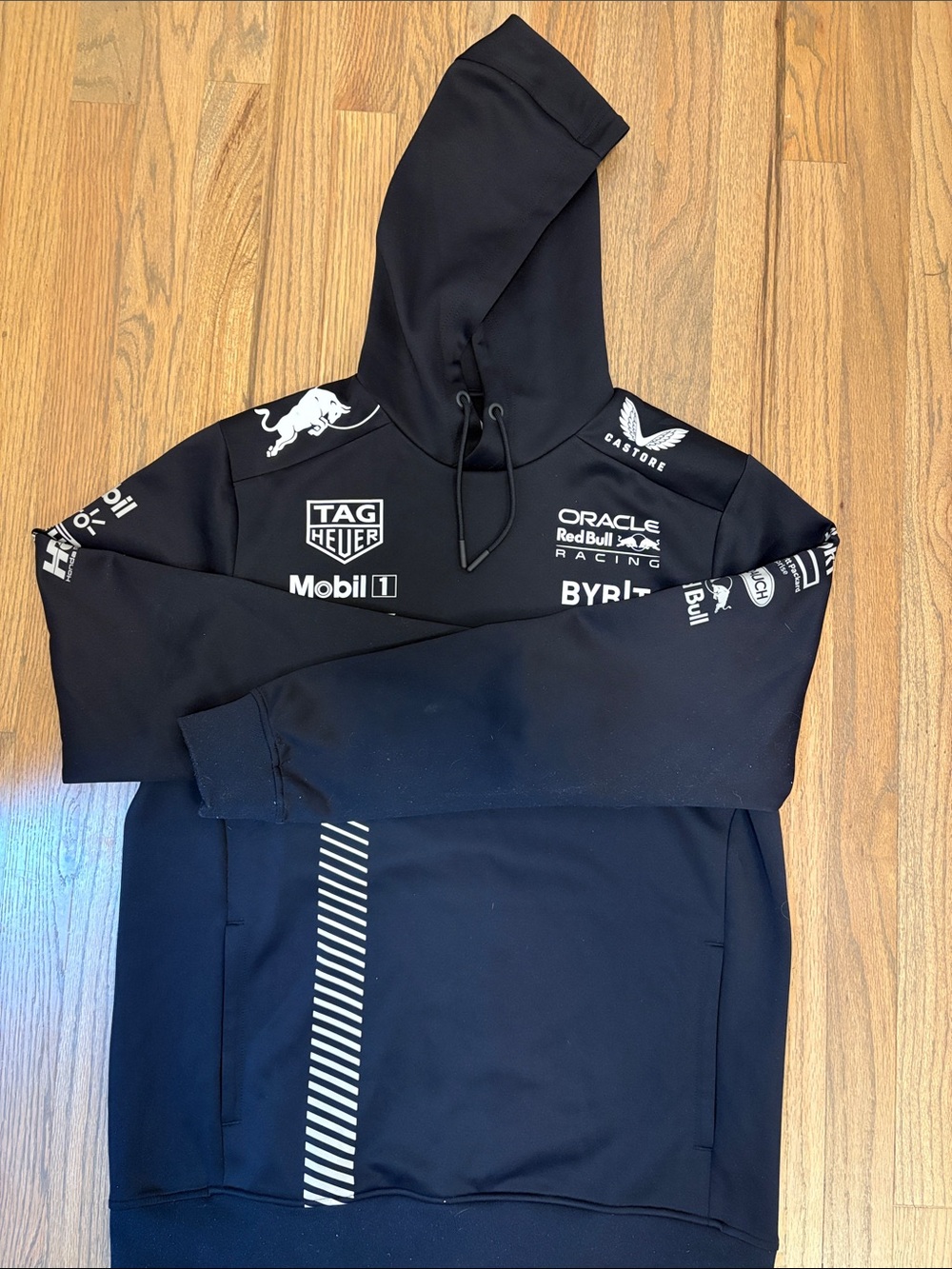 Red Bull Racing Blue Logo Hoodie - Size Large